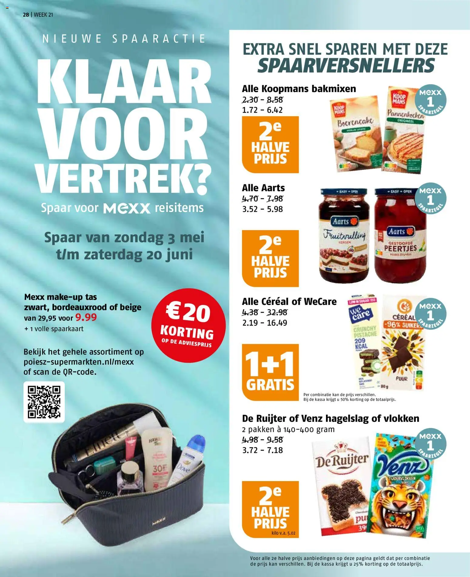 {H1} | Pagina: 28 | Producten: Waffelini, Tas, Vlokken, Pannenkoeken
