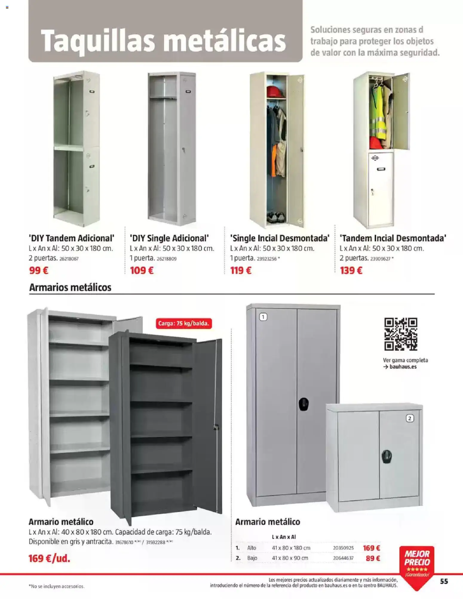 Bauhaus Ordenación │ válido desde el 18/08/2026 | Página: 55 | Productos: Armario