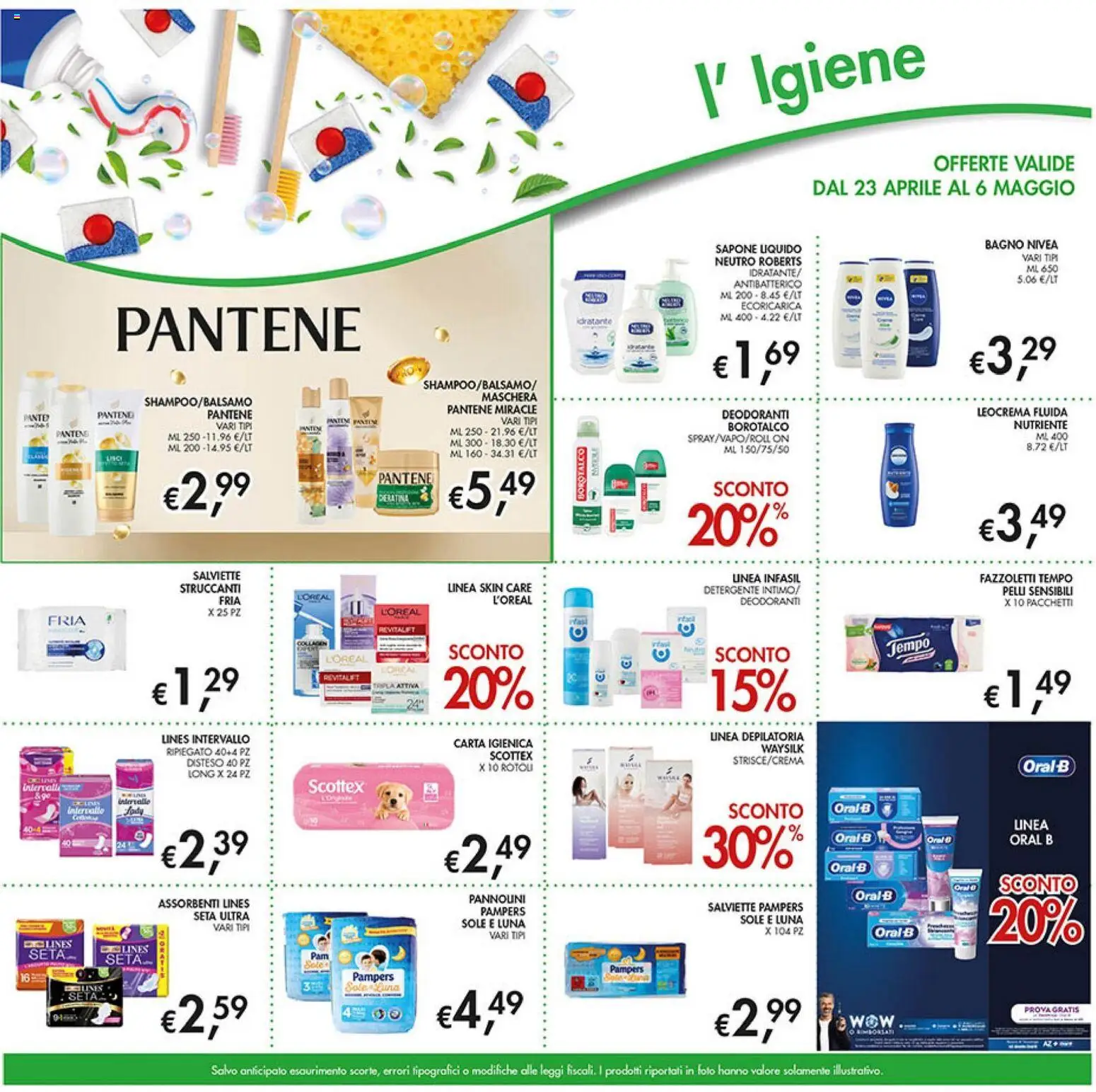 Volantino Coal del 23.04.2026 | Pagina: 25 | Prodotti: Carta igienica, Sapone, Detergente, Bagno