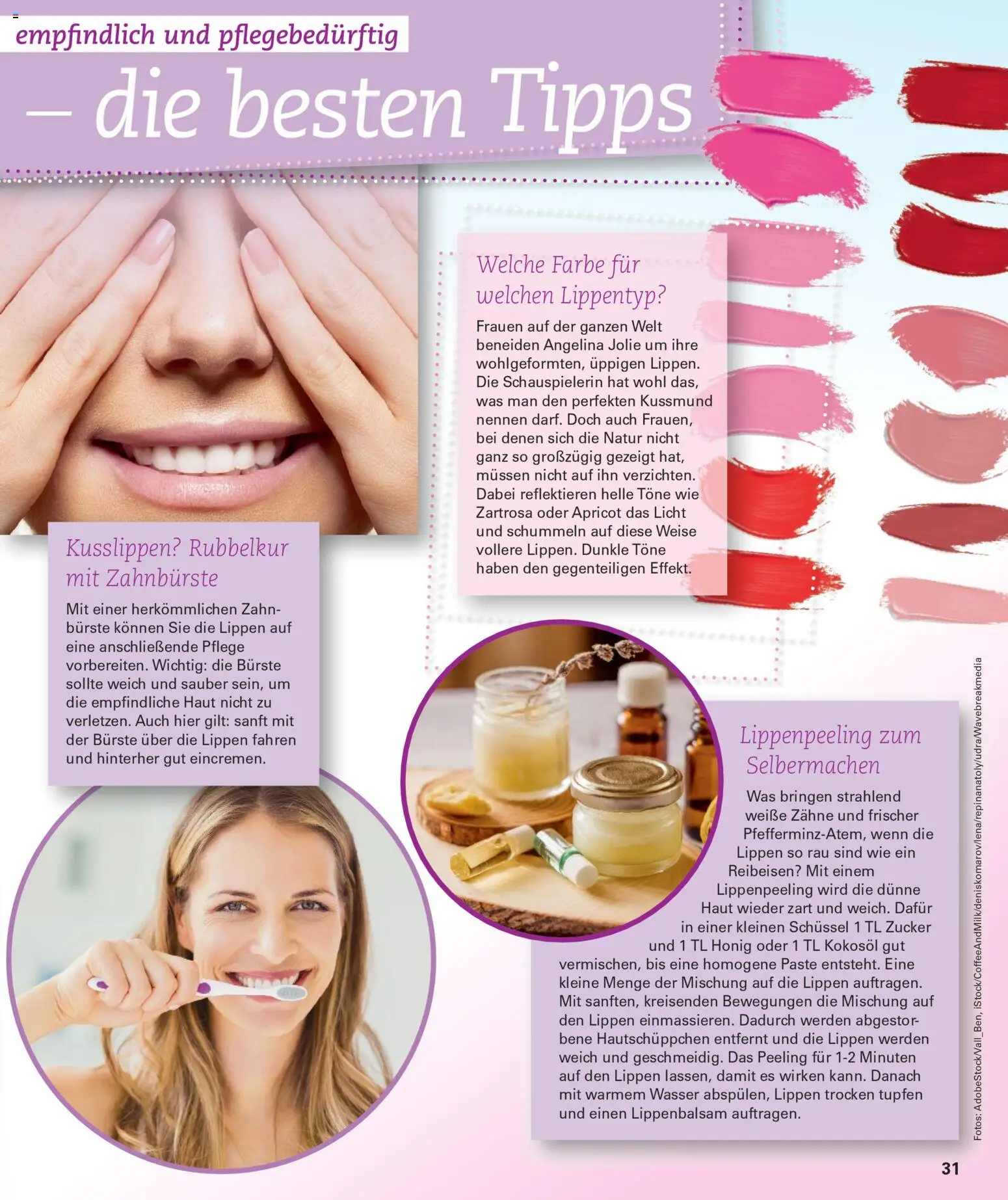 Poco Wohnwelt Winter 2025 – gültig ab 01.12.2025 | Seite: 31 | Produkte: Bürste, Peeling, Zahnbürste, Lippenbalsam