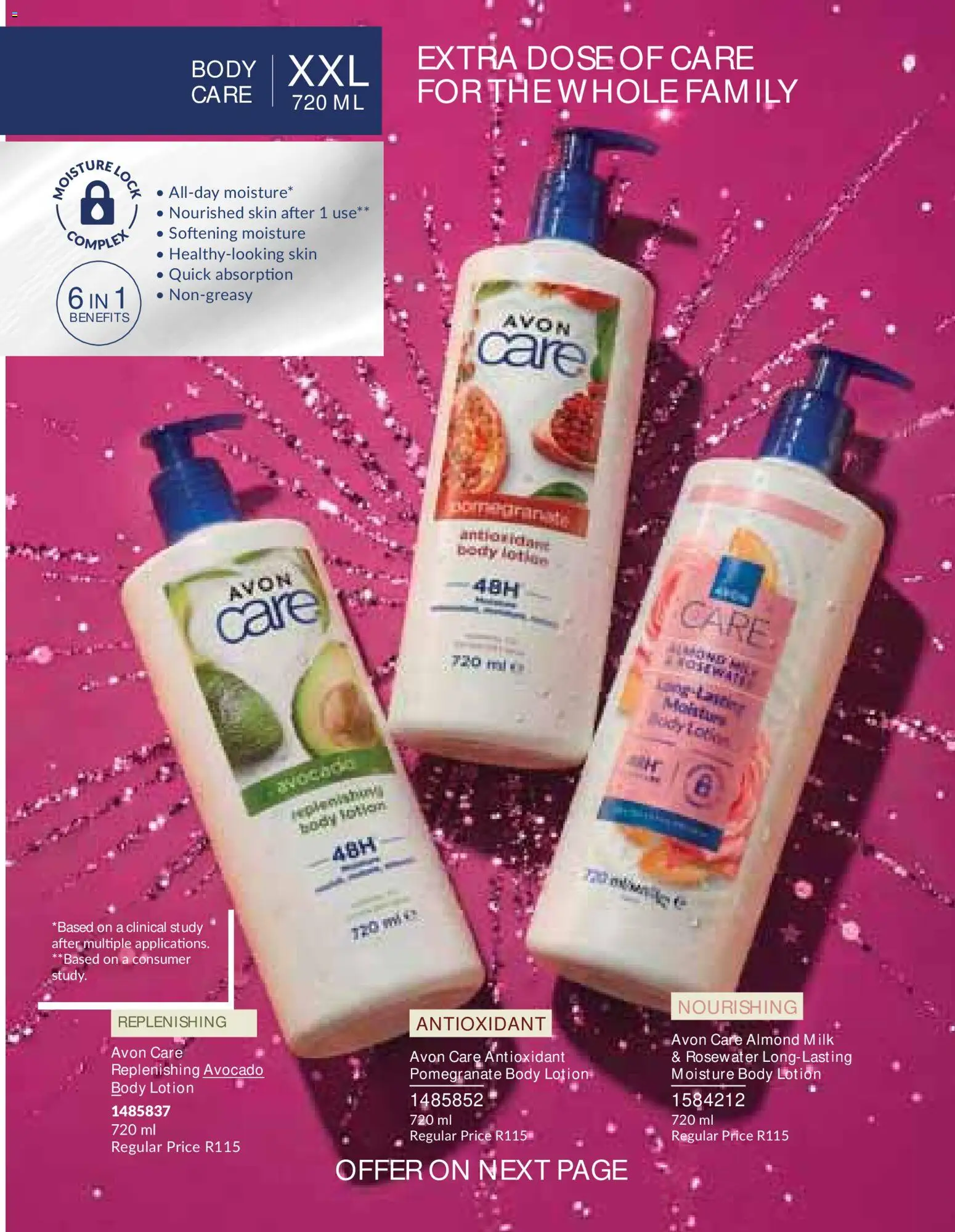 New Avon catalogue – valid from 01/07/2026 | Page: 22 | Products: Milk, Lotion
