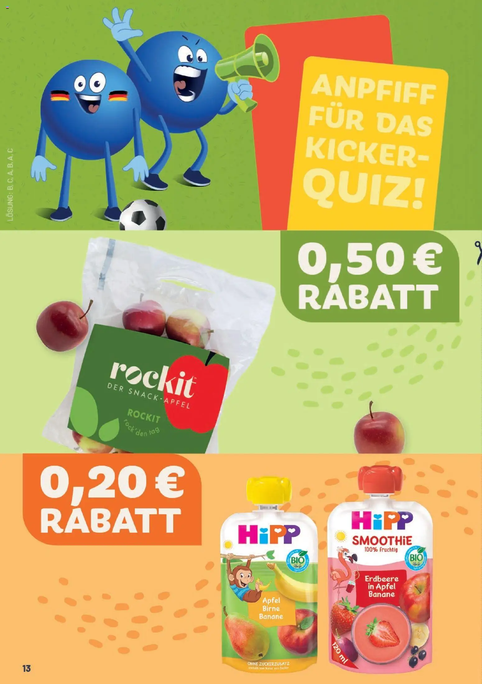 E center Prospekt Super Sommer Spar-Pass 2026 – gültig ab 16.06.2026 | Seite: 14 | Produkte: Äpfel, Zucker, Birne