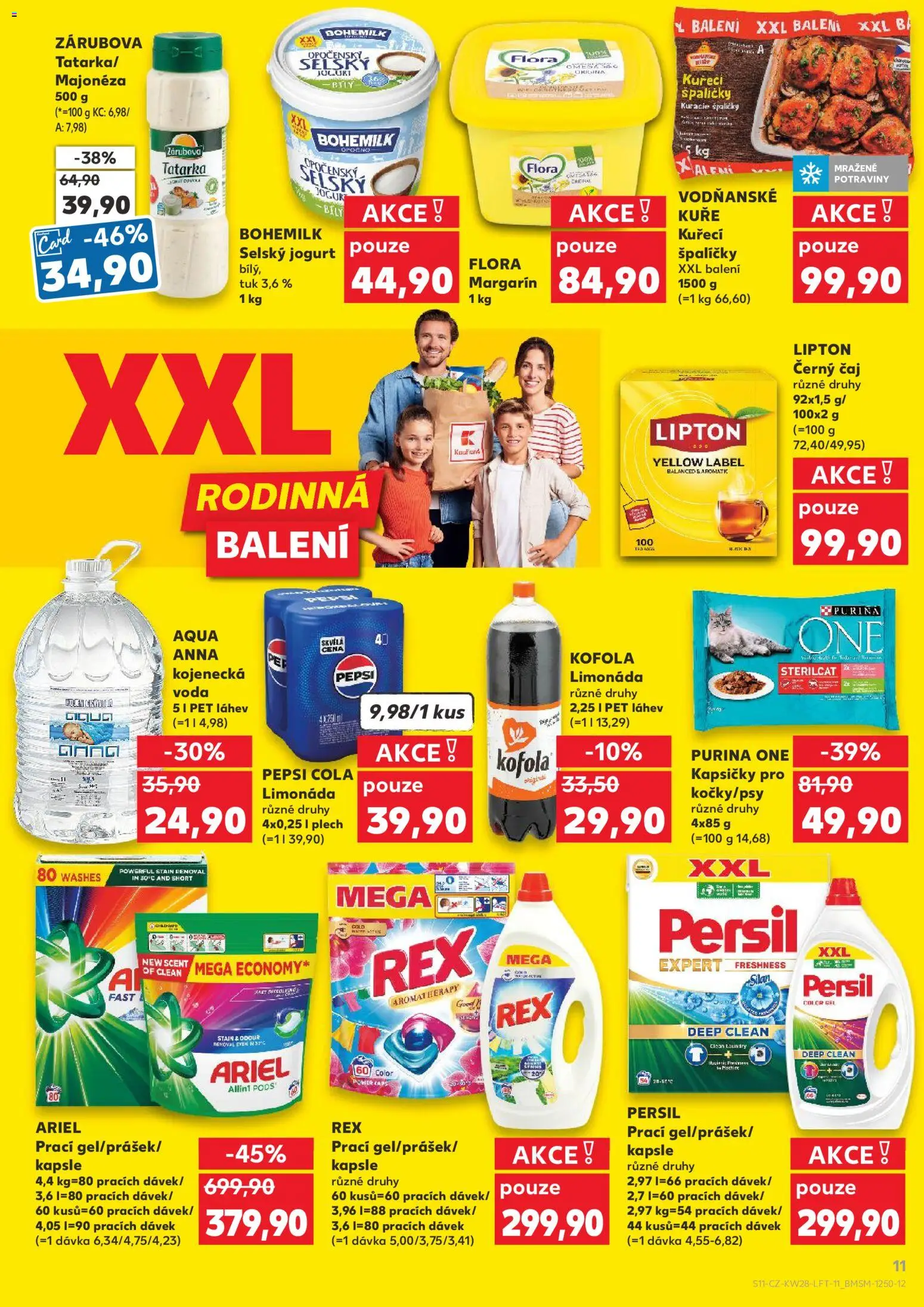 Kaufland leták - Plzeň od 08.07.2026 | Strana: 11 | Produkty: Jogurt, Potraviny, Persil, Margarín