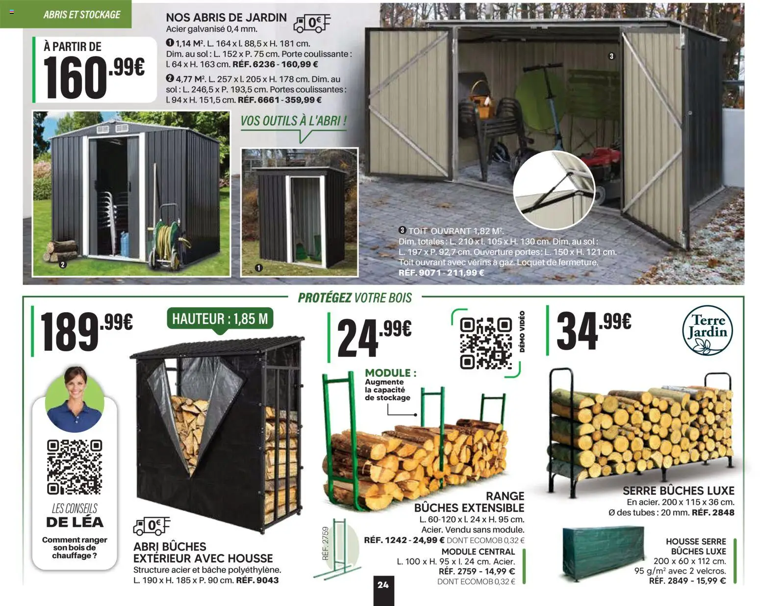{H1} | Page: 24 | Produits: Chauffage extérieur, Bâche, Porte, Portes