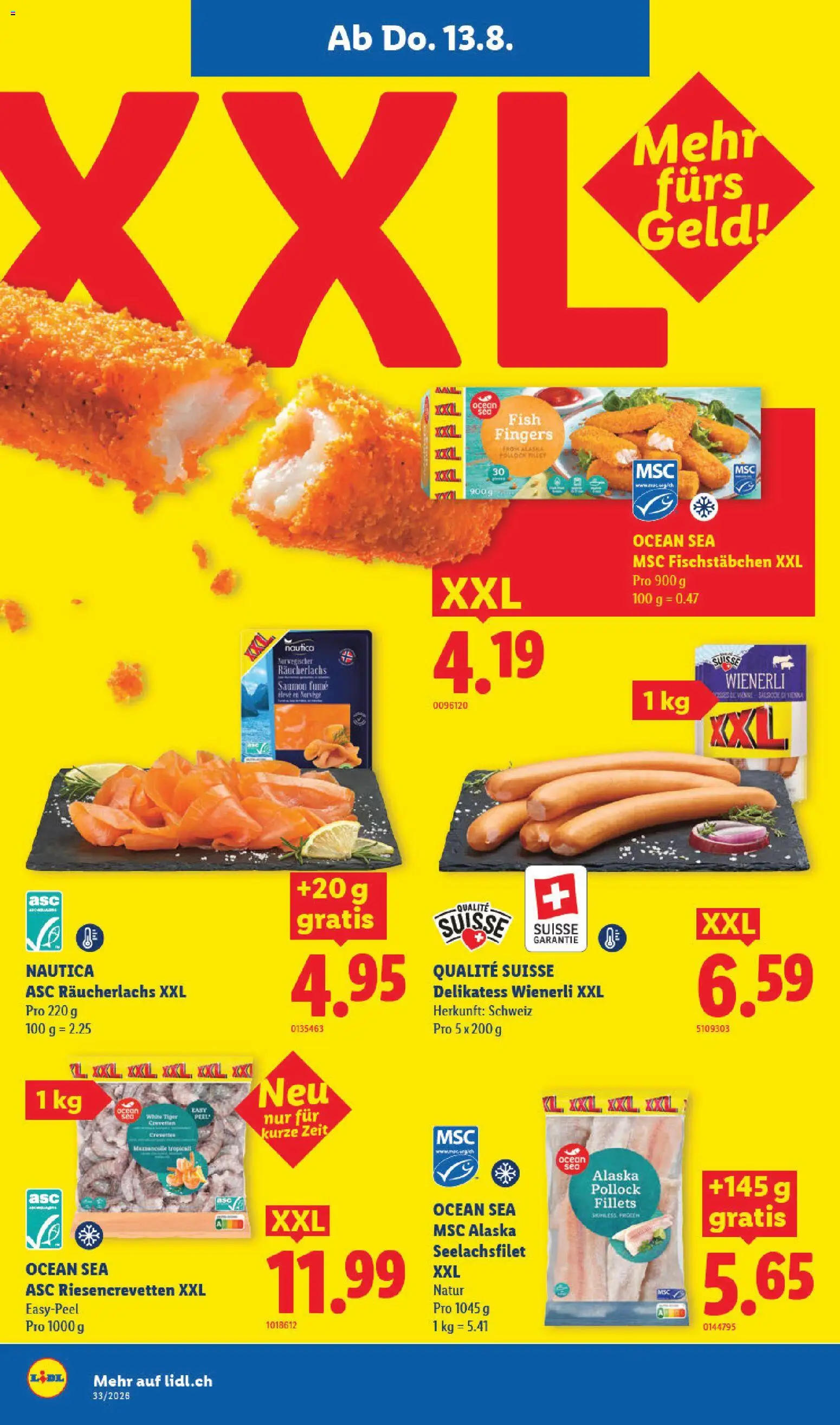 Lidl aktionen – gültig ab 13.08.2026 | Seite: 16 | Produkte: Räucherlachs