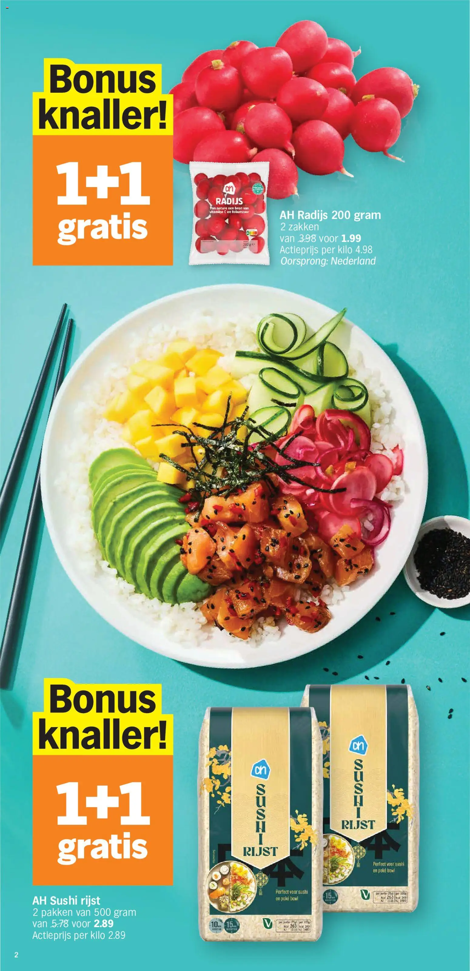 {H1} | Pagina: 2 | Producten: Rijst, Sushi, Vitamine C