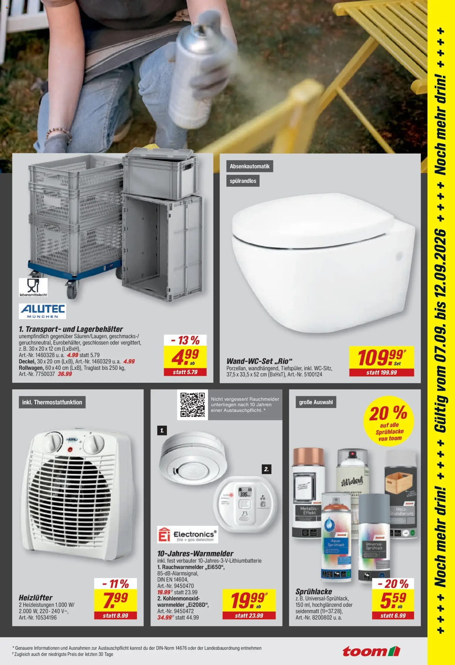 Toom Baumarkt Prospekt – gültig ab 31.08.2026 | Seite: 23