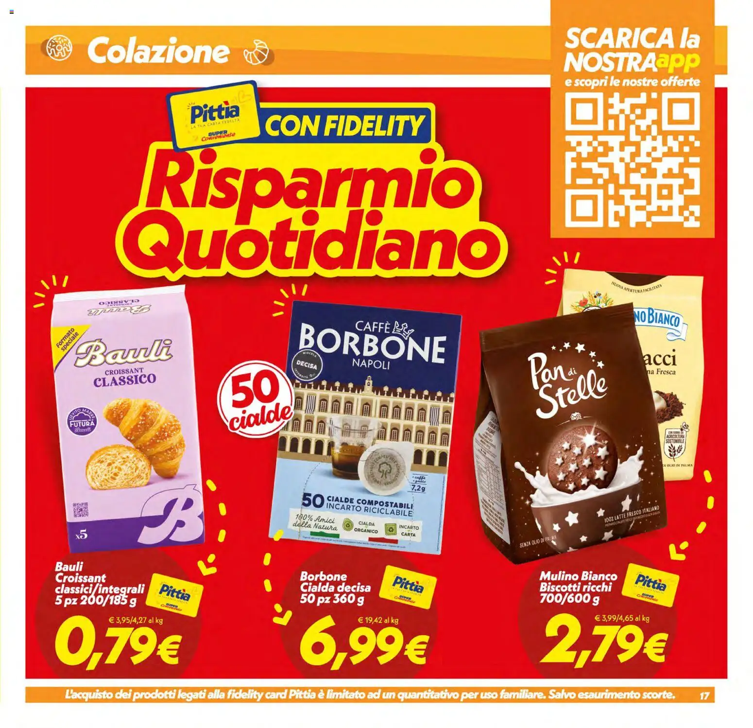 Volantino SuperConveniente del 21/08/2026 | Pagina: 17 | Prodotti: Caffè, Biscotti, Olio, Cialde
