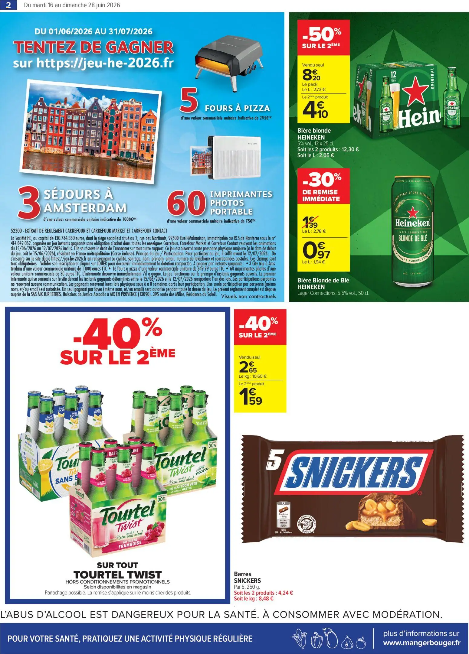 {H1} | Page: 2 | Produits: Téléphone, Menthe, Pizza, Heineken