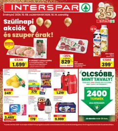 Interspar akciós újság - amely érvényes a következő dátumtól: 2026.10.08.