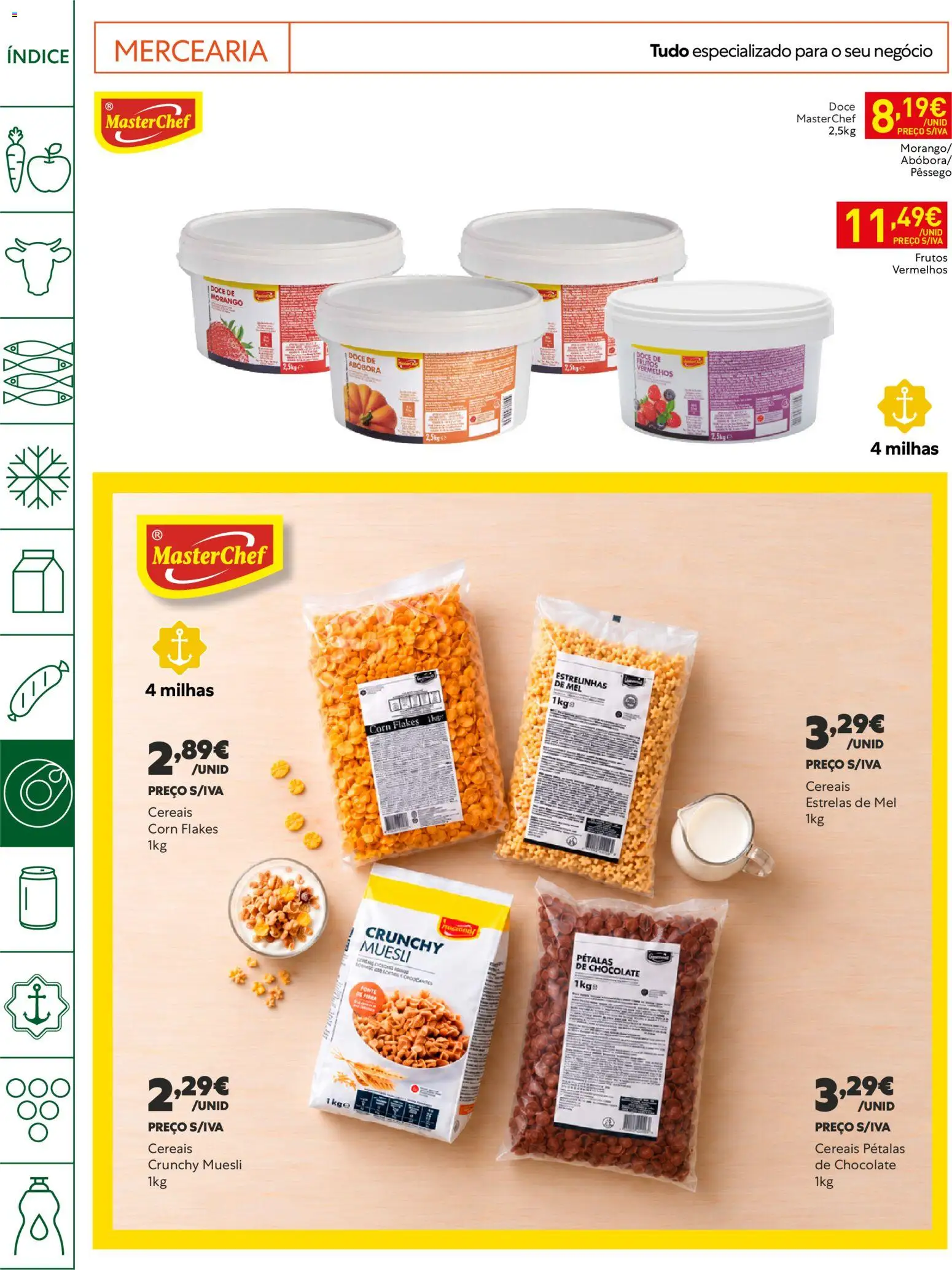 Recheio folheto Horeca Madeira │ válido de 20/10/2026 | Página: 14 | Produtos: Muesli, Mercearia, Mel, Cereais