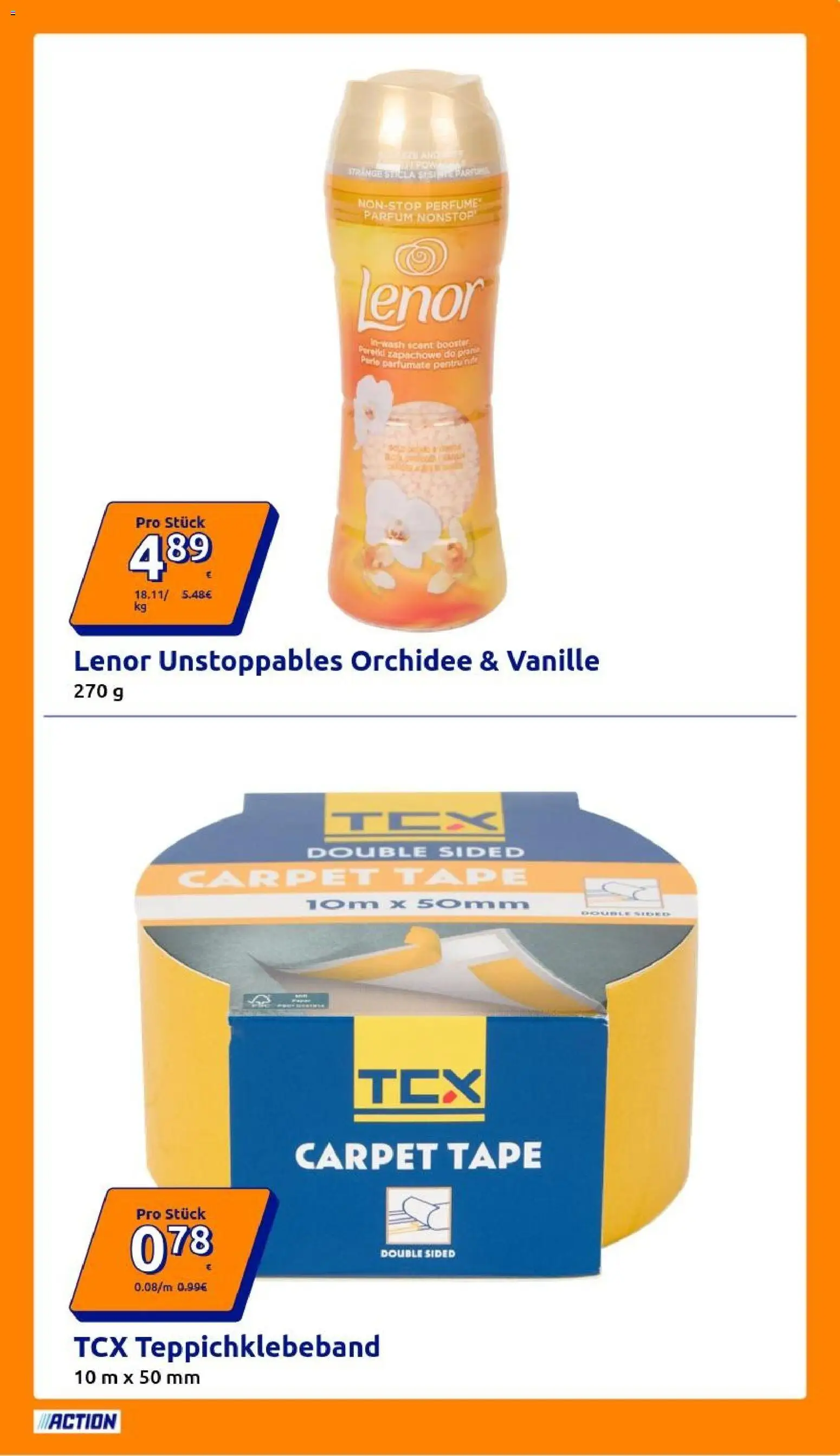 Action Prospekt – gültig ab 07.10.2026 | Seite: 11 | Produkte: Lenor, Orchidee, Parfüm, Vanille