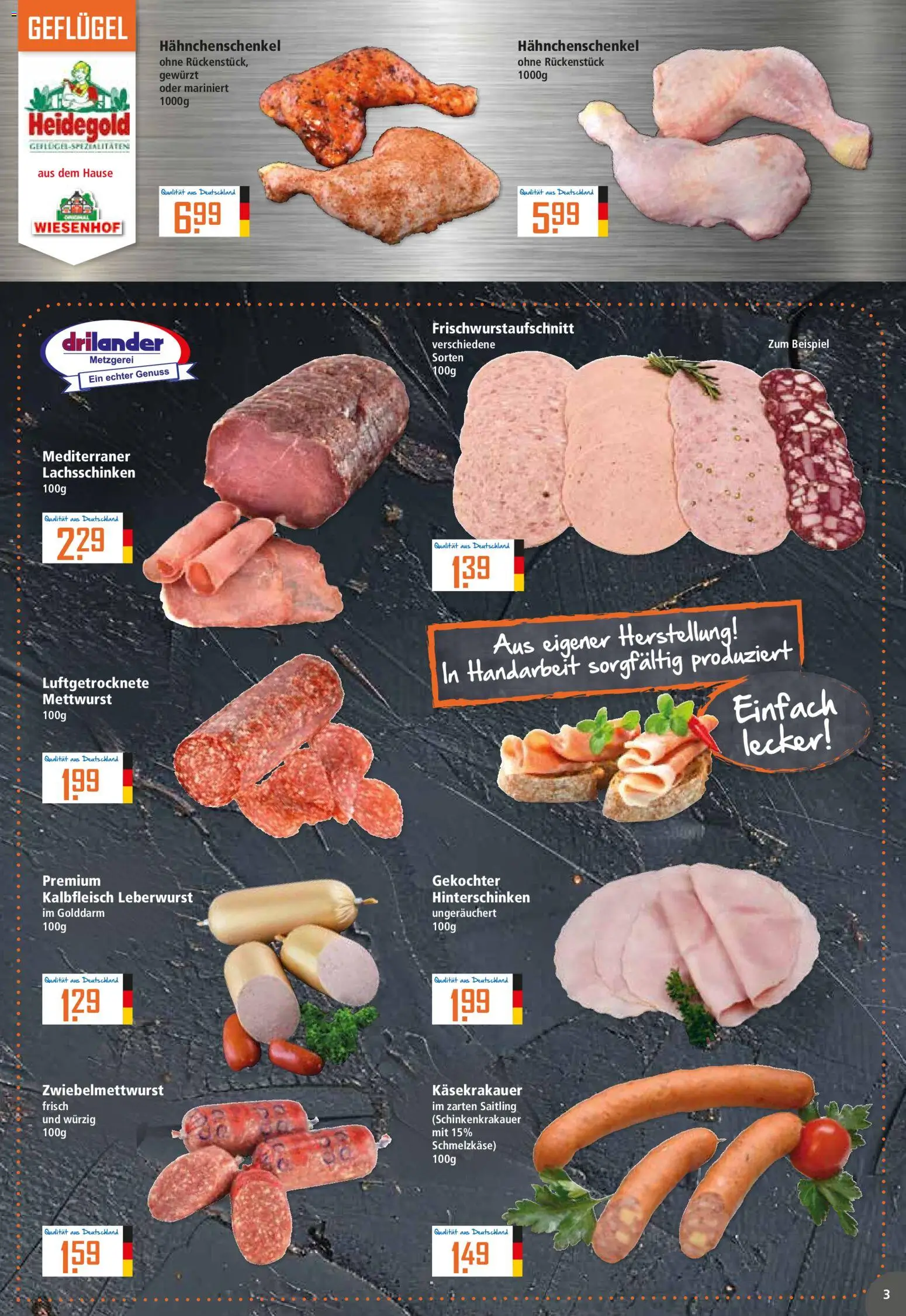 Klaas & Kock Prospekt 	 – gültig ab 04.05.2026 | Seite: 3 | Produkte: Hahnchenschenkel
