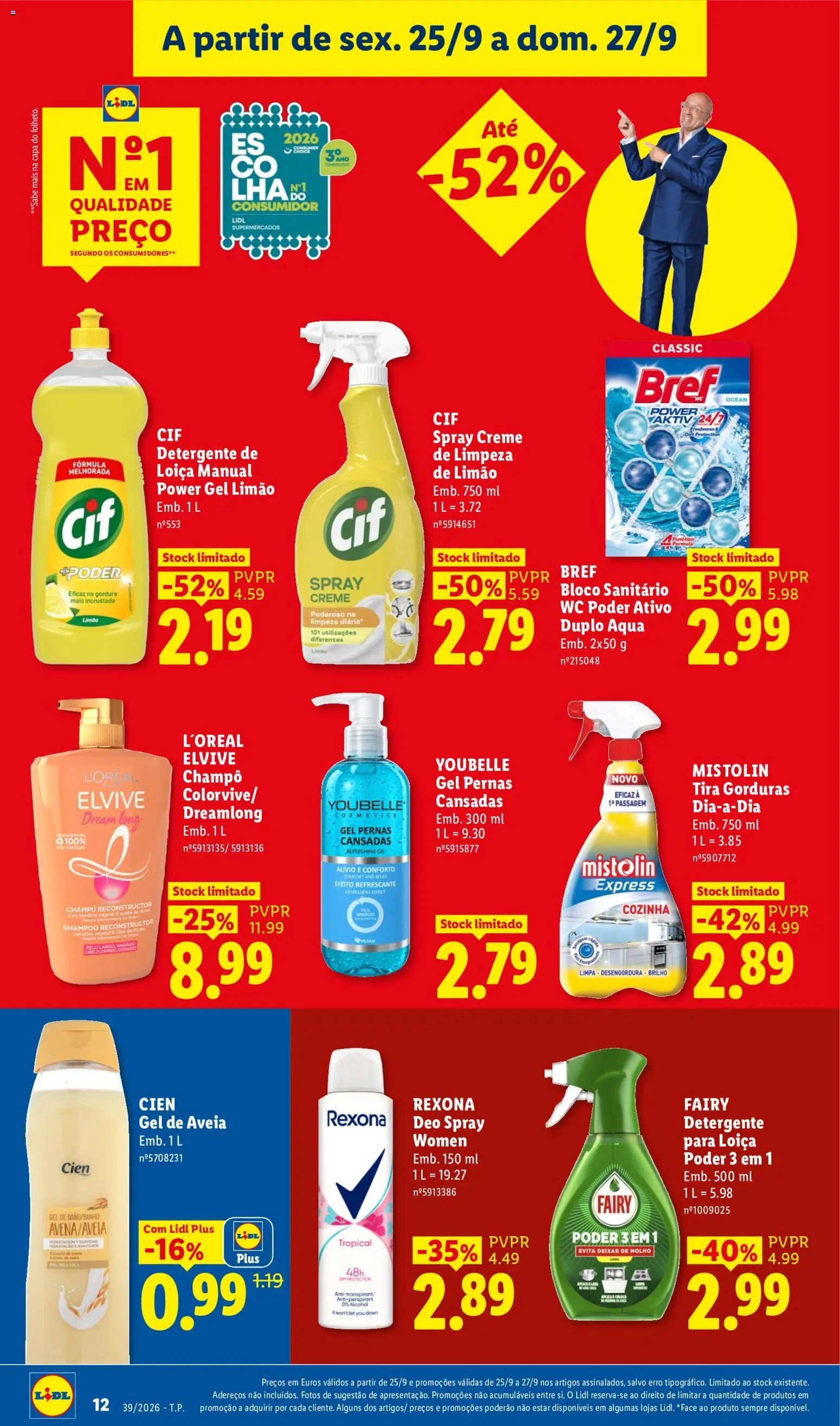 Lidl Promoções Fim de Semana │ válido de 25/09/2026 | Página: 12