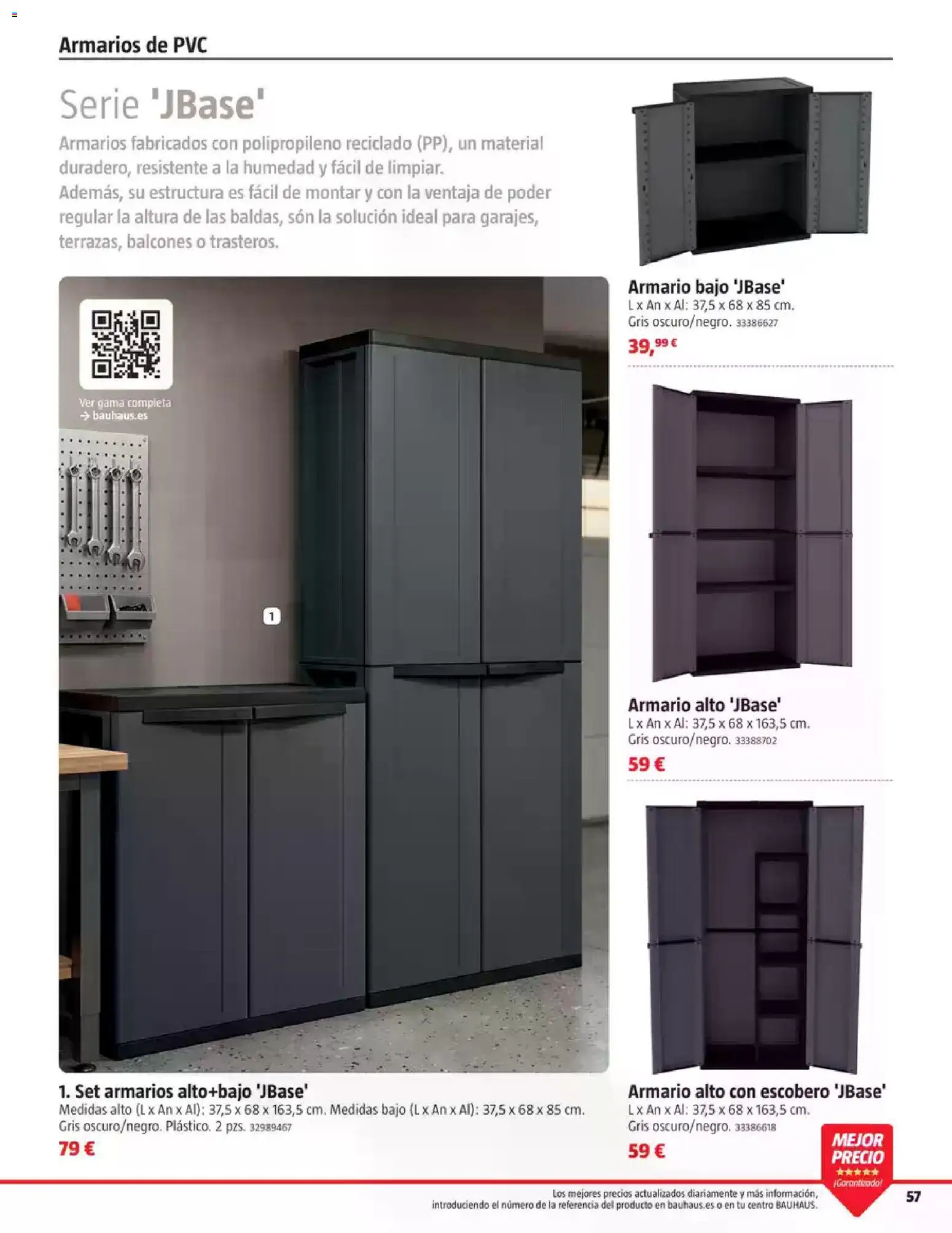 Bauhaus Ordenación │ válido desde el 18/08/2026 | Página: 57 | Productos: Armario
