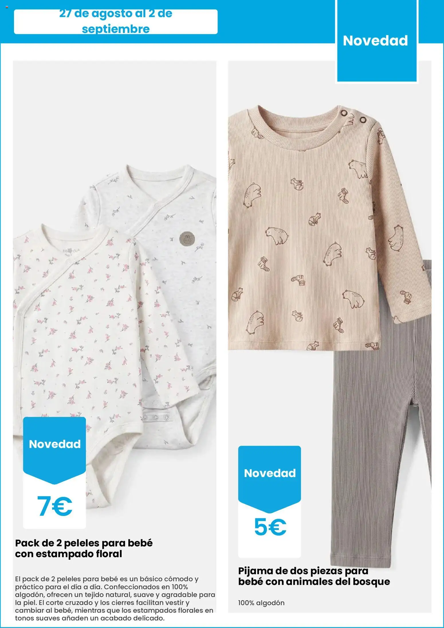 Pepco folleto │ válido desde el 27/08/2026 | Página: 6 | Productos: Pijama, Peleles, Algodón