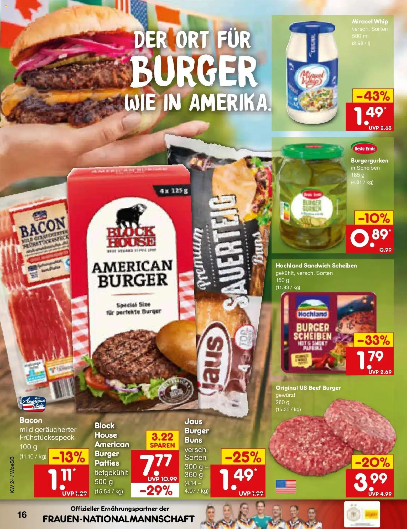 Netto Marken-Discount Prospekt Gemmingen – gültig ab 08.06.2026 | Seite: 26 | Produkte: Burger, Miracel whip