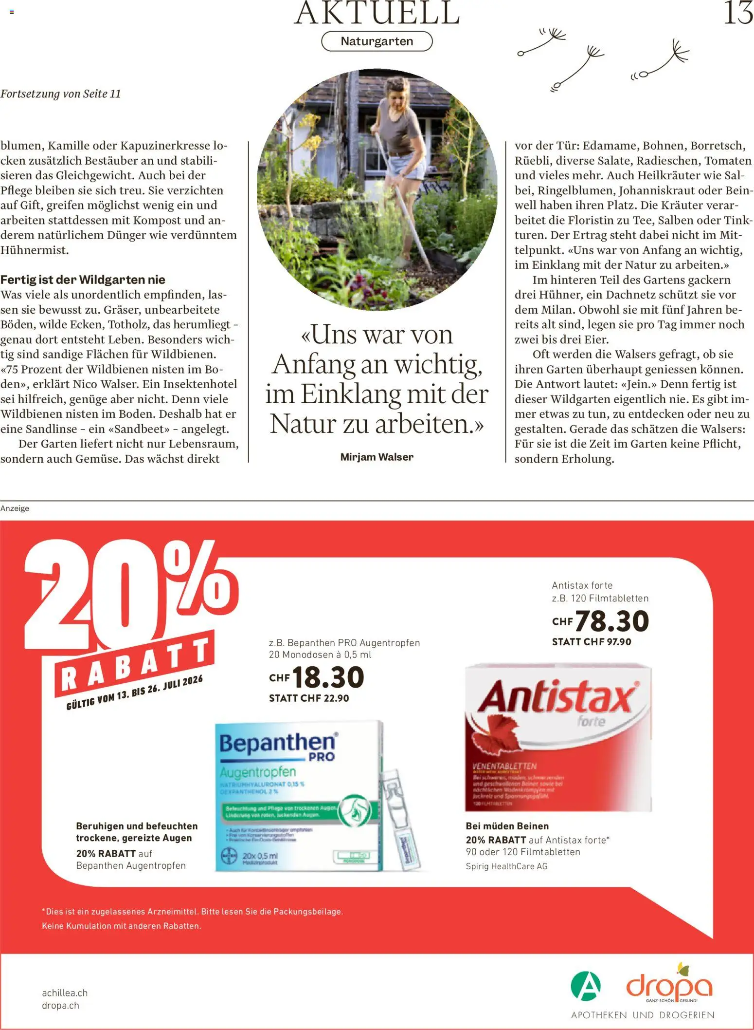 Migros aktionen Magazin – gültig ab 15.07.2026 | Seite: 13 | Produkte: Tomaten