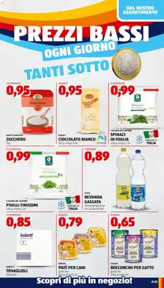 Anteprima del volantino Aldi volantino valido a partire dal 26/10/2026 | Pagina: 11 | Prodotti: Paté, Limonata, Spinaci, Cioccolato bianco