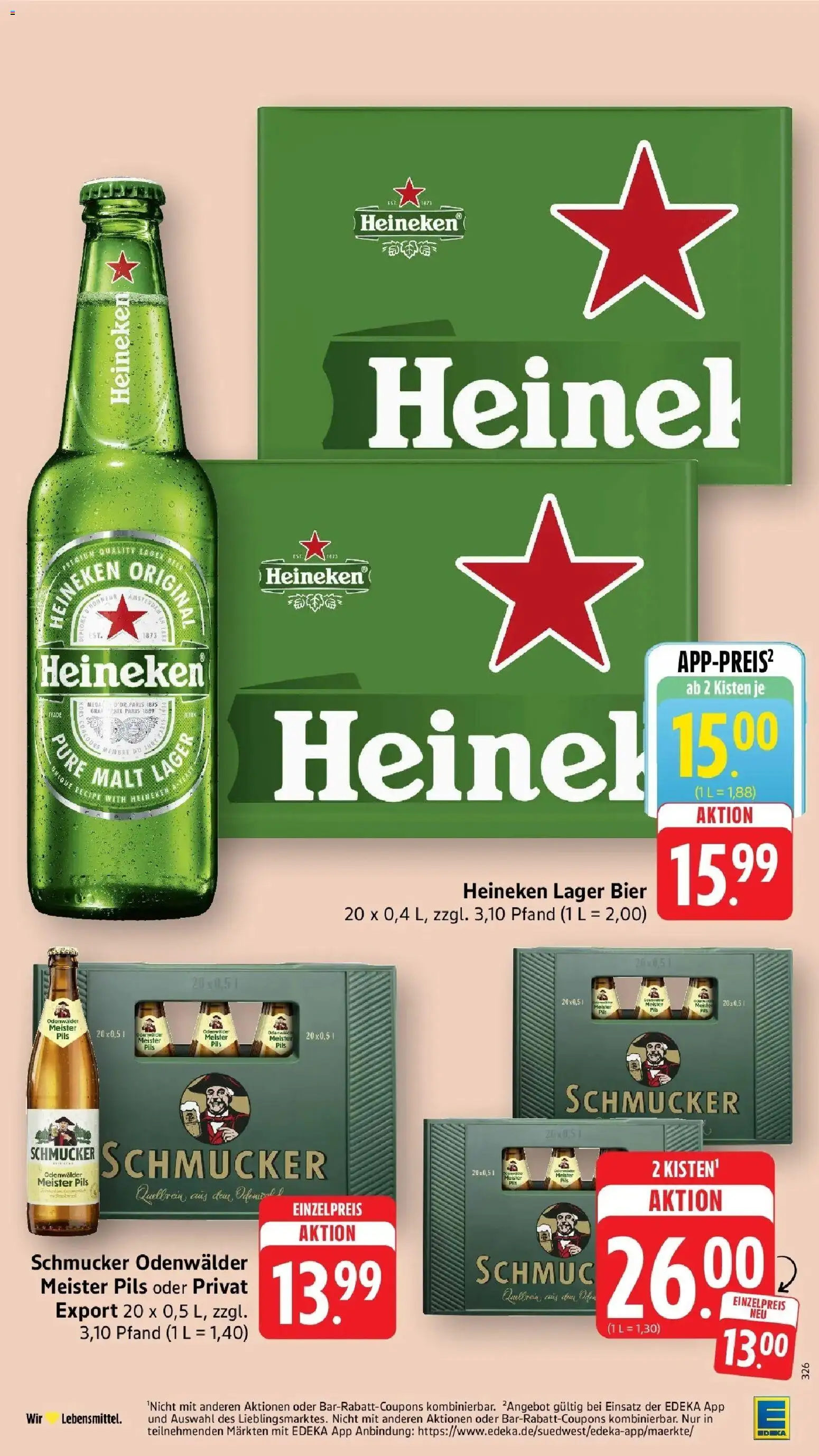 Edeka prospekt Birkenau – gültig ab 29.06.2026 | Seite: 3 | Produkte: Bier, Pils, Heineken