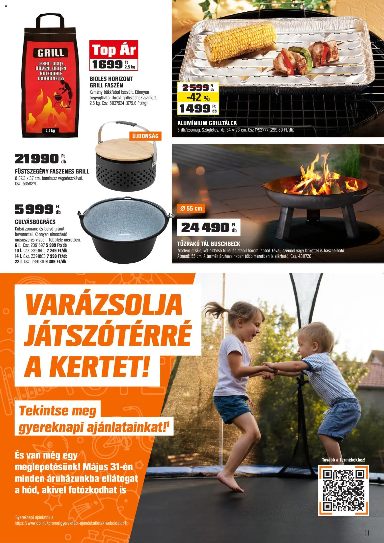 OBI akciós ujság - amely érvényes a következő dátumtól: 28.04.2026 | Oldal: 11