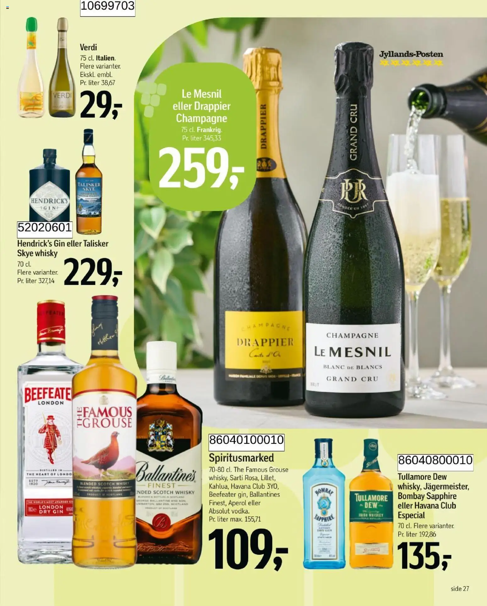 Føtex tilbudsavis – gyldig fra 31/07/2026 | Side: 39 | Produkter: Gin, Whisky, Havana Club