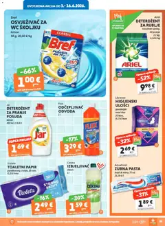 Studenac Katalog - Pregled kataloga iz trgovine Studenac, vrijedi od 10.06.2026 | Stranica: 33 | Proizvodi: Deterdžent, Pasta, Violeta, Ariel