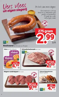 Dekamarkt folder - Voorbeeld van een folder van Dekamarkt, geldig van 27-10-2026 | Pagina: 6 | Producten: Vlees, Schnitzel, Kippenbouten, Gouda