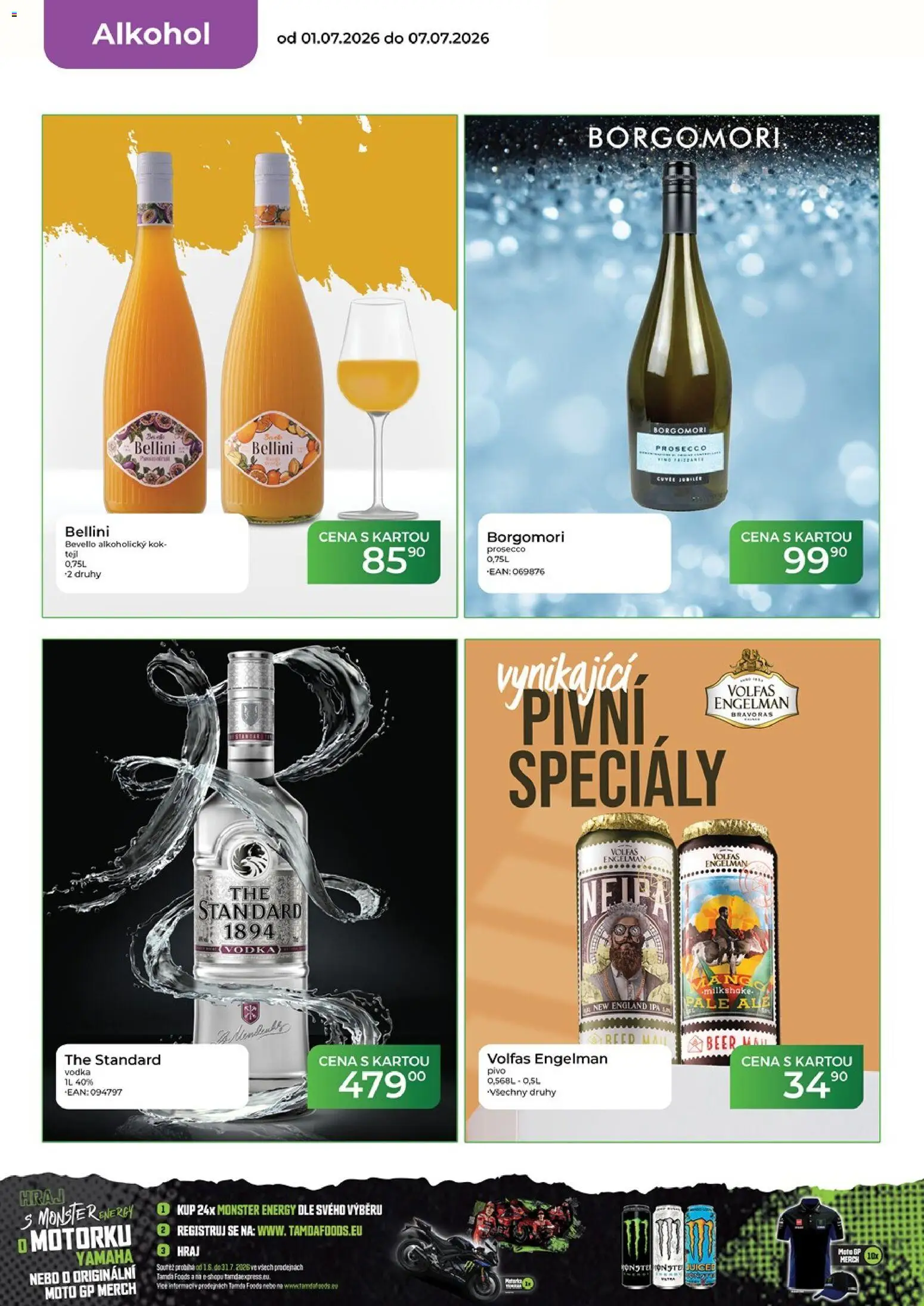 Tamda Foods leták od 01.07.2026 | Strana: 17 | Produkty: Monster, Prosecco, Pivo, Vodka