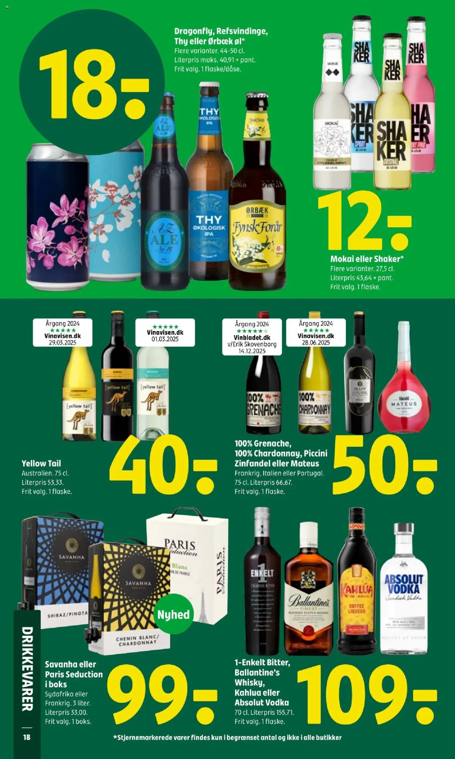 Coop 365 tilbudsavis – gyldig fra 09/04/2026 | Side: 20 | Produkter: Boks, Vin, Vodka, Whisky
