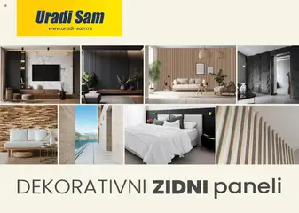Uradi Sam dekorativni zidni paneli - pregled Uradi Sam kataloga - važi od 28.06.2024