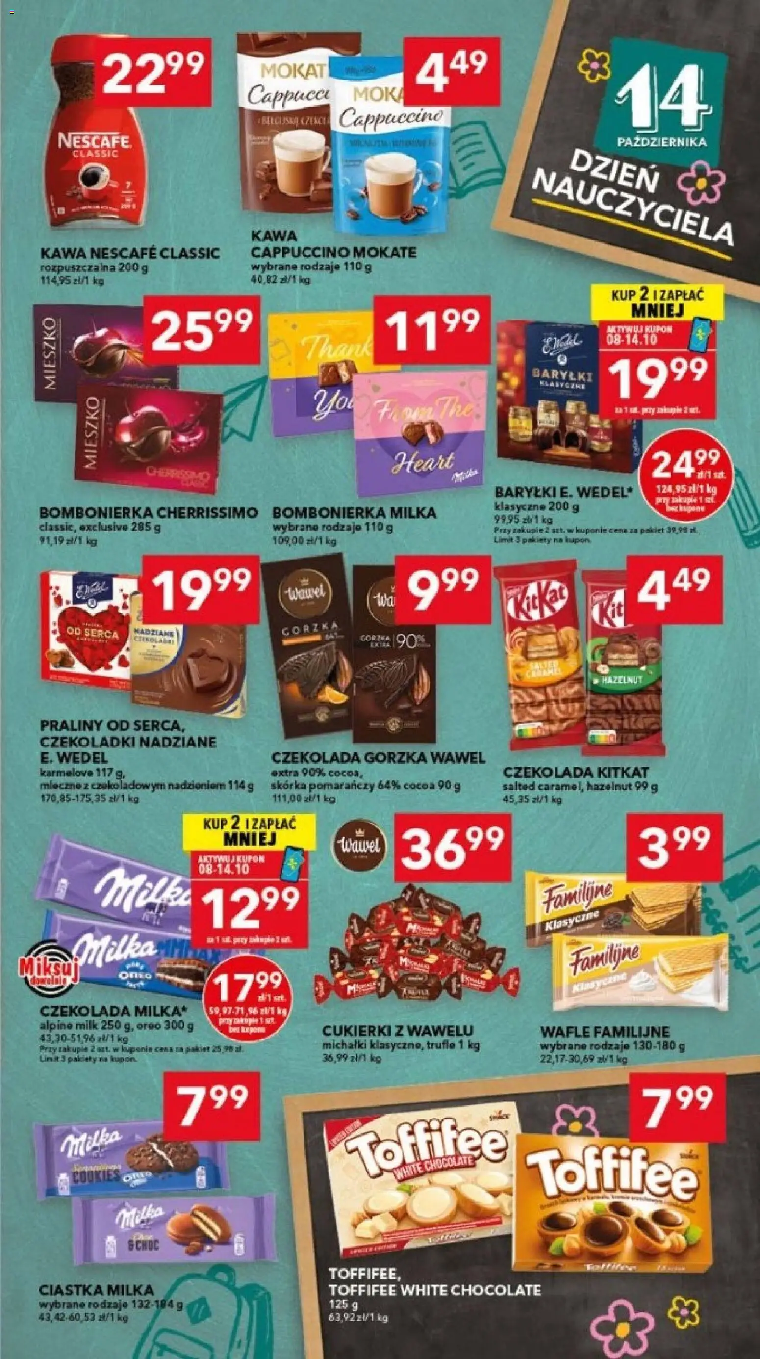 Lewiatan gazetka - Gdańsk od 08.10.2026 | Strona: 5 | Produkty: Kawa nescafe, Toffifee, Cappuccino, Ciastka
