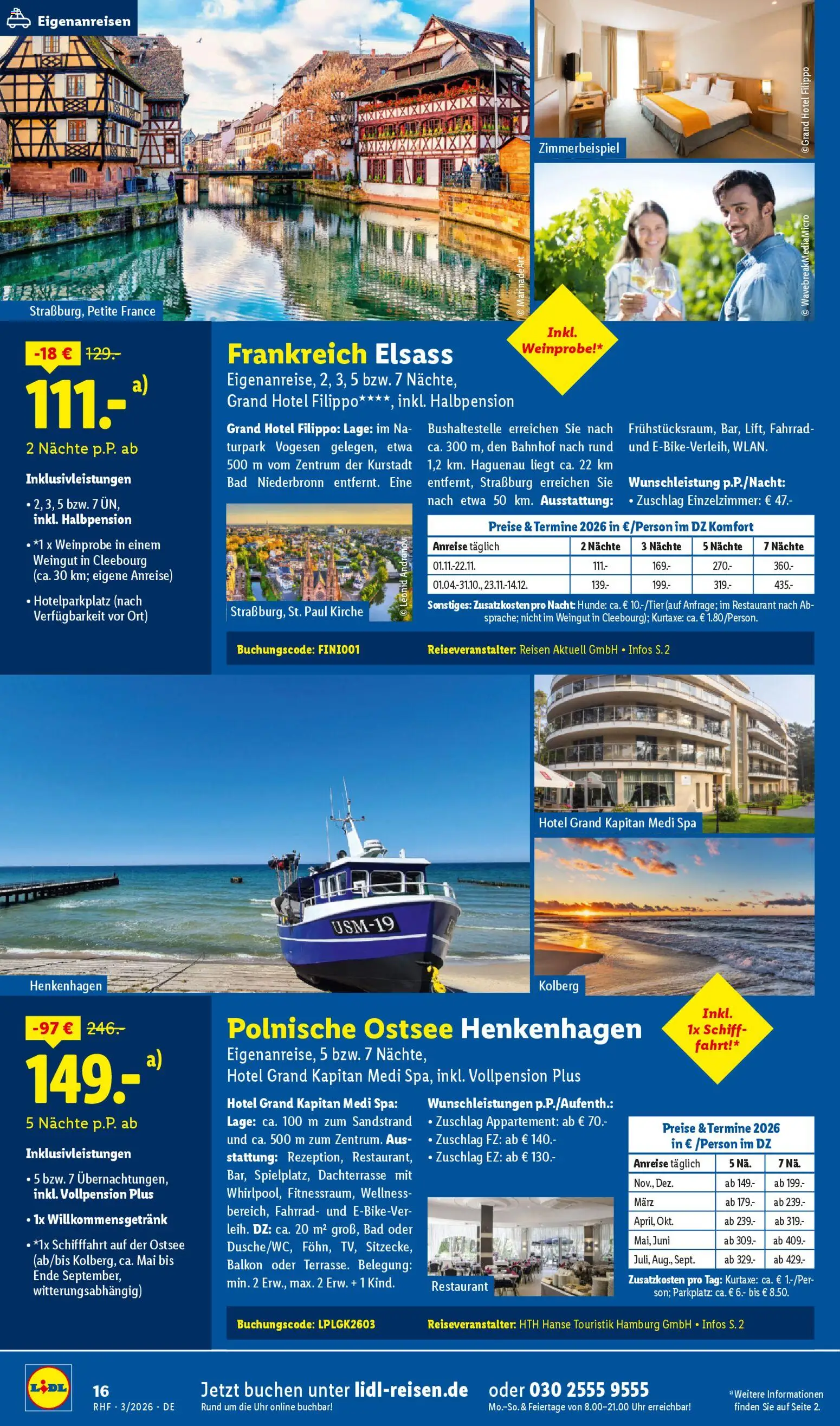 Lidl Reisen Prospekt 	 – gültig ab 28.02.2026 | Seite: 16 | Produkte: Bad, Uhr