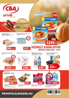 PRIVÁT Aktuális szórólap MAX - amely érvényes a következő dátumtól: 2026.10.29.