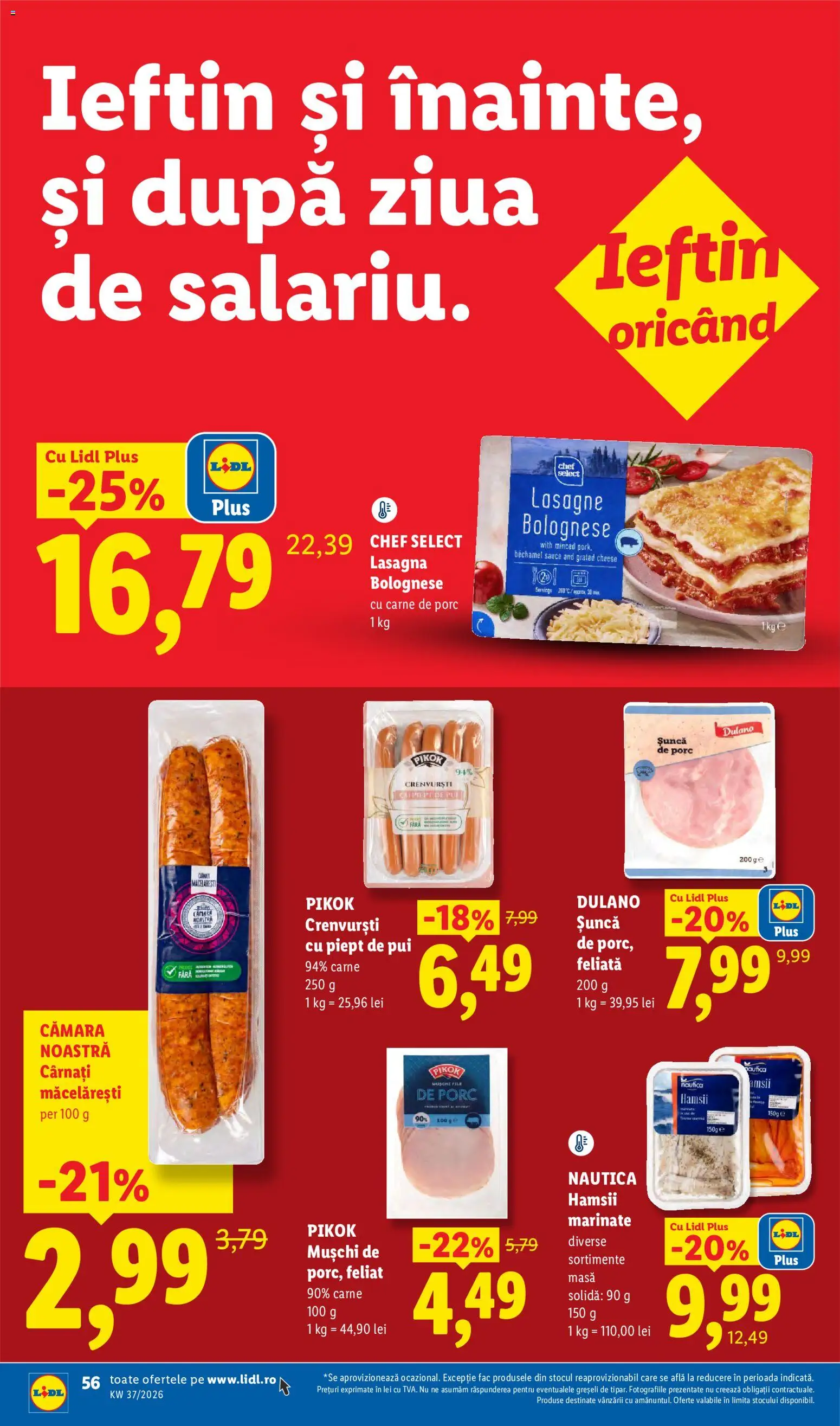 Noul catalog Lidl – valabil de la 07.09.2026 | Pagină: 56