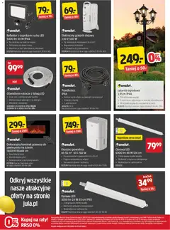 Pogląd oferty "Jula gazetka" - ważna od 24.09.2026 | Strona: 3 | Produkty: Osuszacz powietrza, Oświetlenie, Przedłużacz