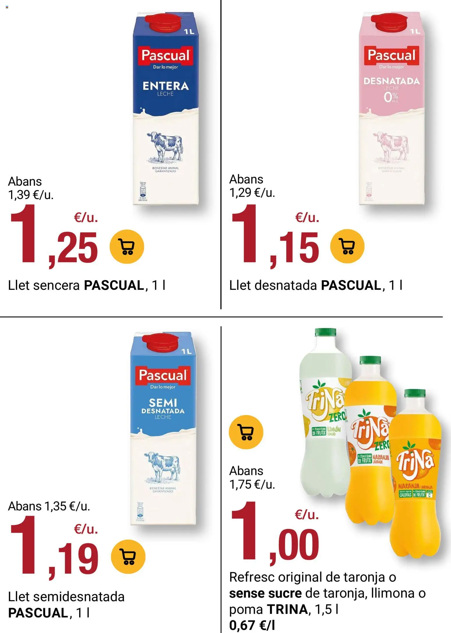 Bonpreu folleto │ válido desde el 19.05.2026 | Página: 99 | Productos: Leche