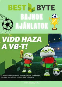 Best Byte akciós újság - amely érvényes a következő dátumtól: 09.06.2026
