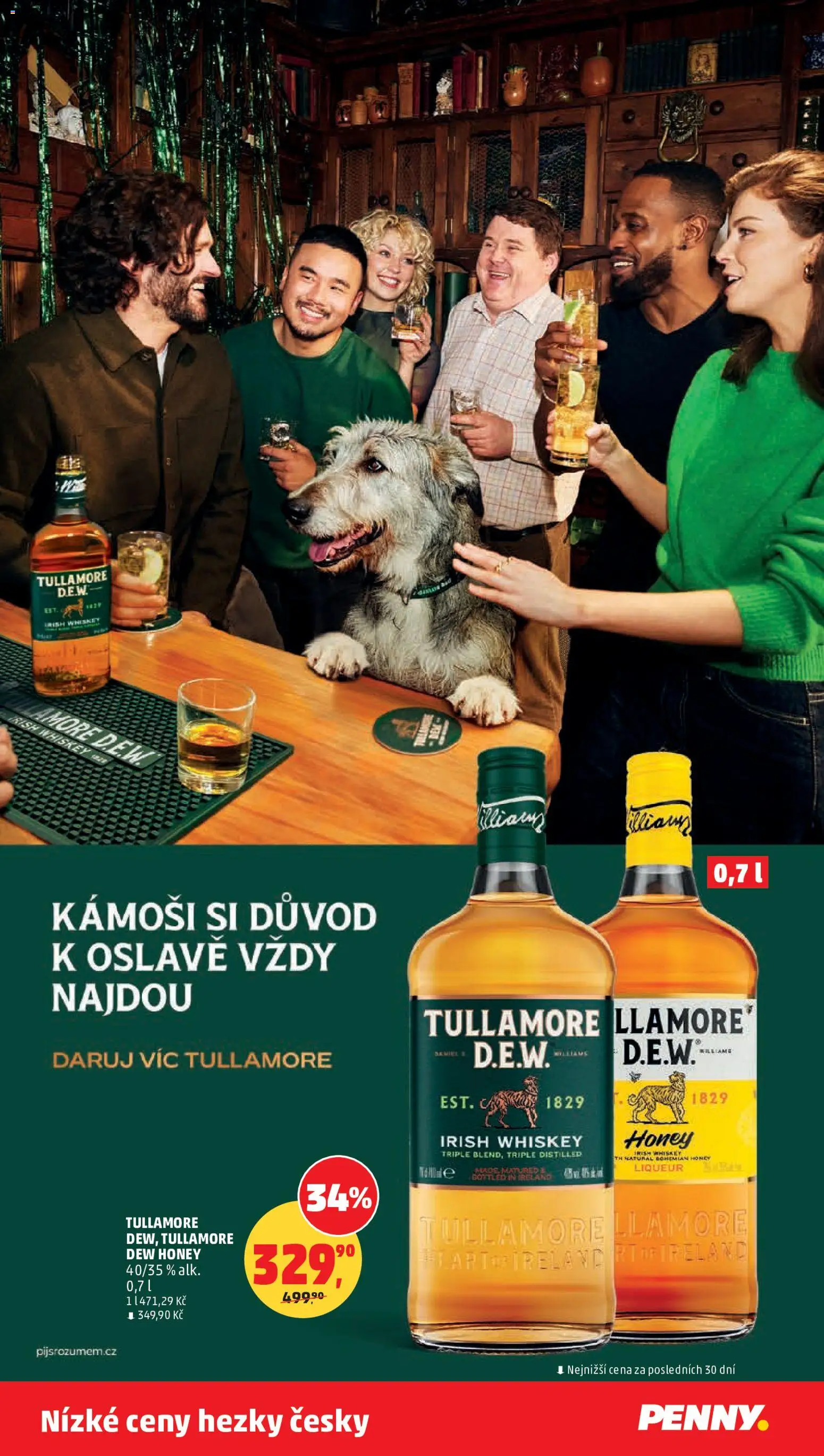 Penny Market leták od 17.06.2026 | Strana: 35 | Produkty: Tullamore Dew Honey, Whiskey, Tullamore Dew
