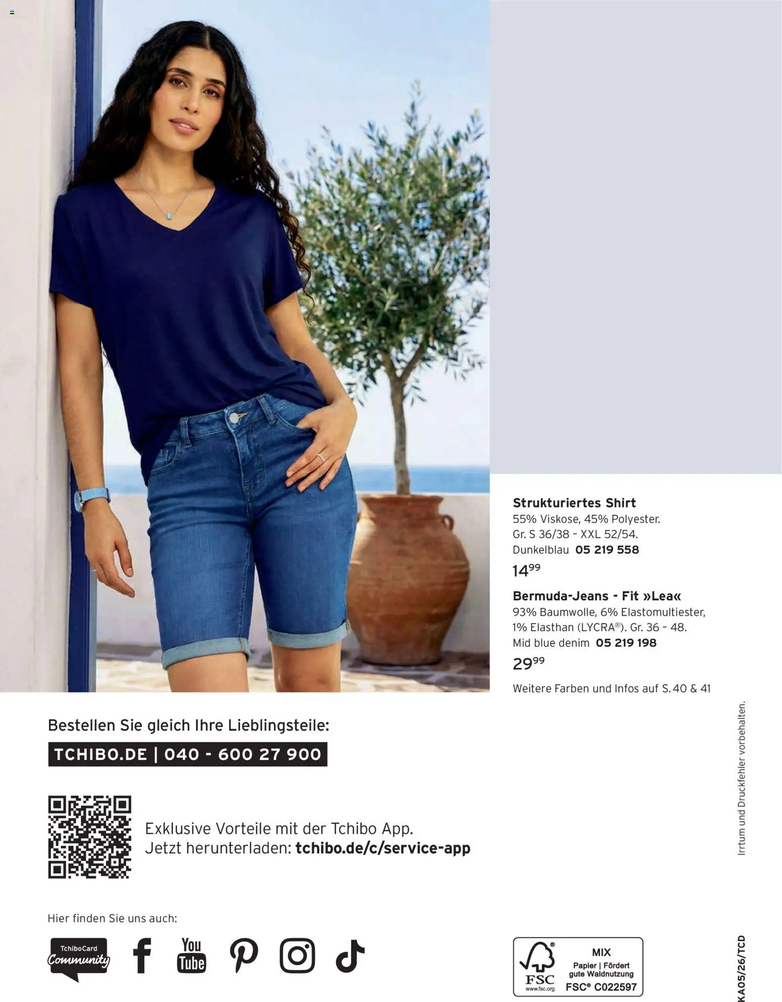 Angebote Tchibo – gültig ab 07.05.2026 | Seite: 196 | Produkte: Shirt