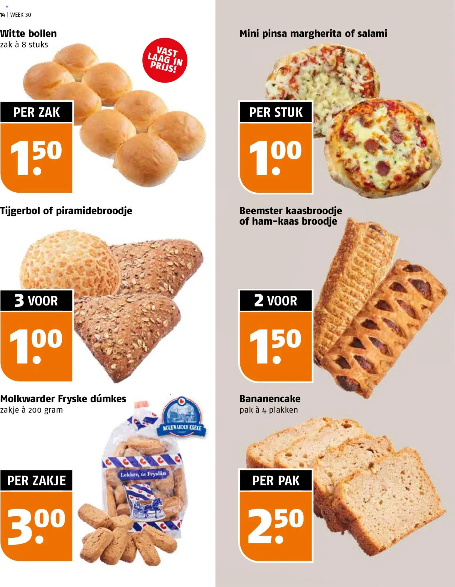 {H1} | Pagina: 14 | Producten: Salami, Zak, Broodje