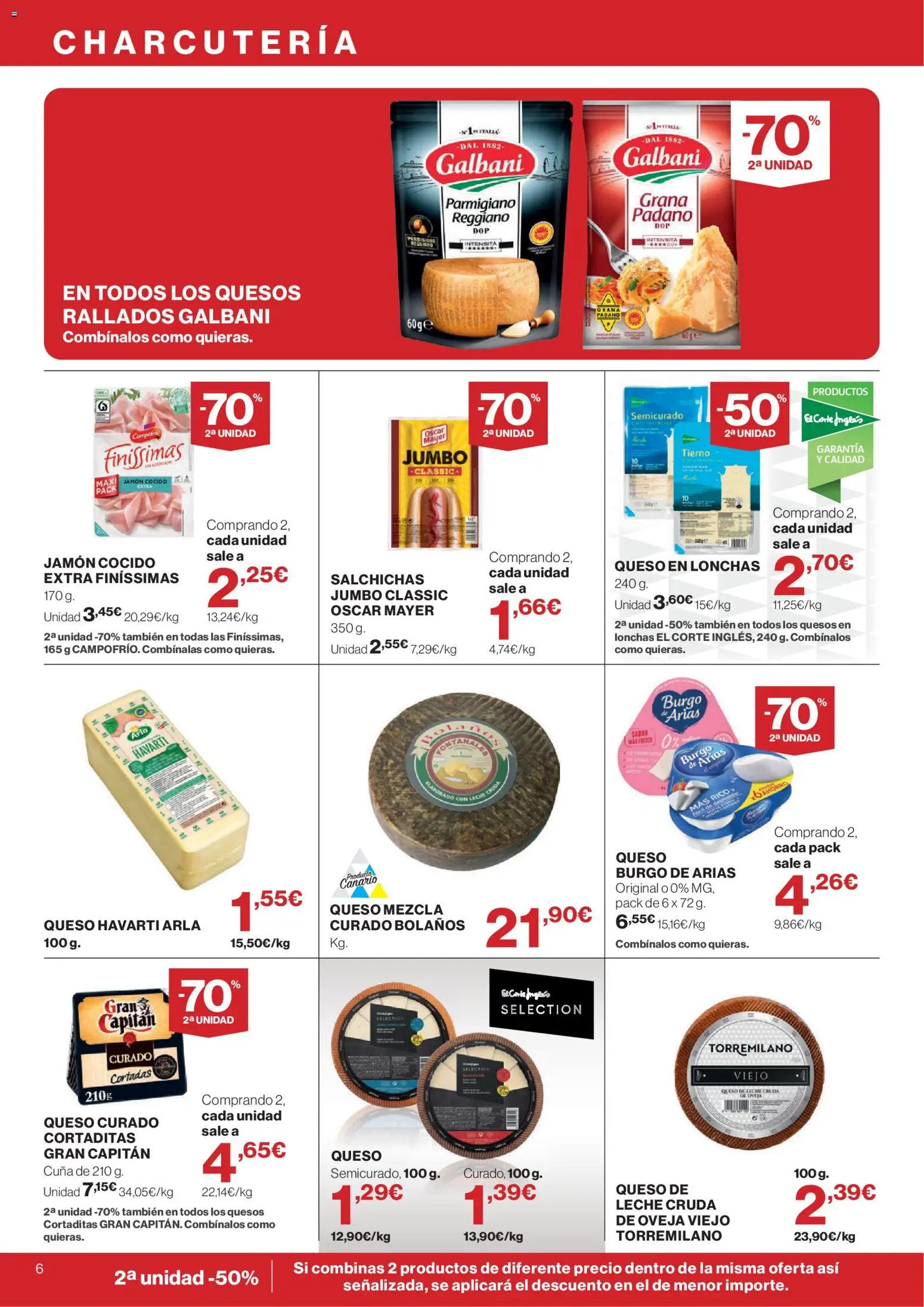 Supercor Canarias │ válido desde el 30/07/2026 | Página: 6 | Productos: Leche, Queso, Jamón cocido, Cuna