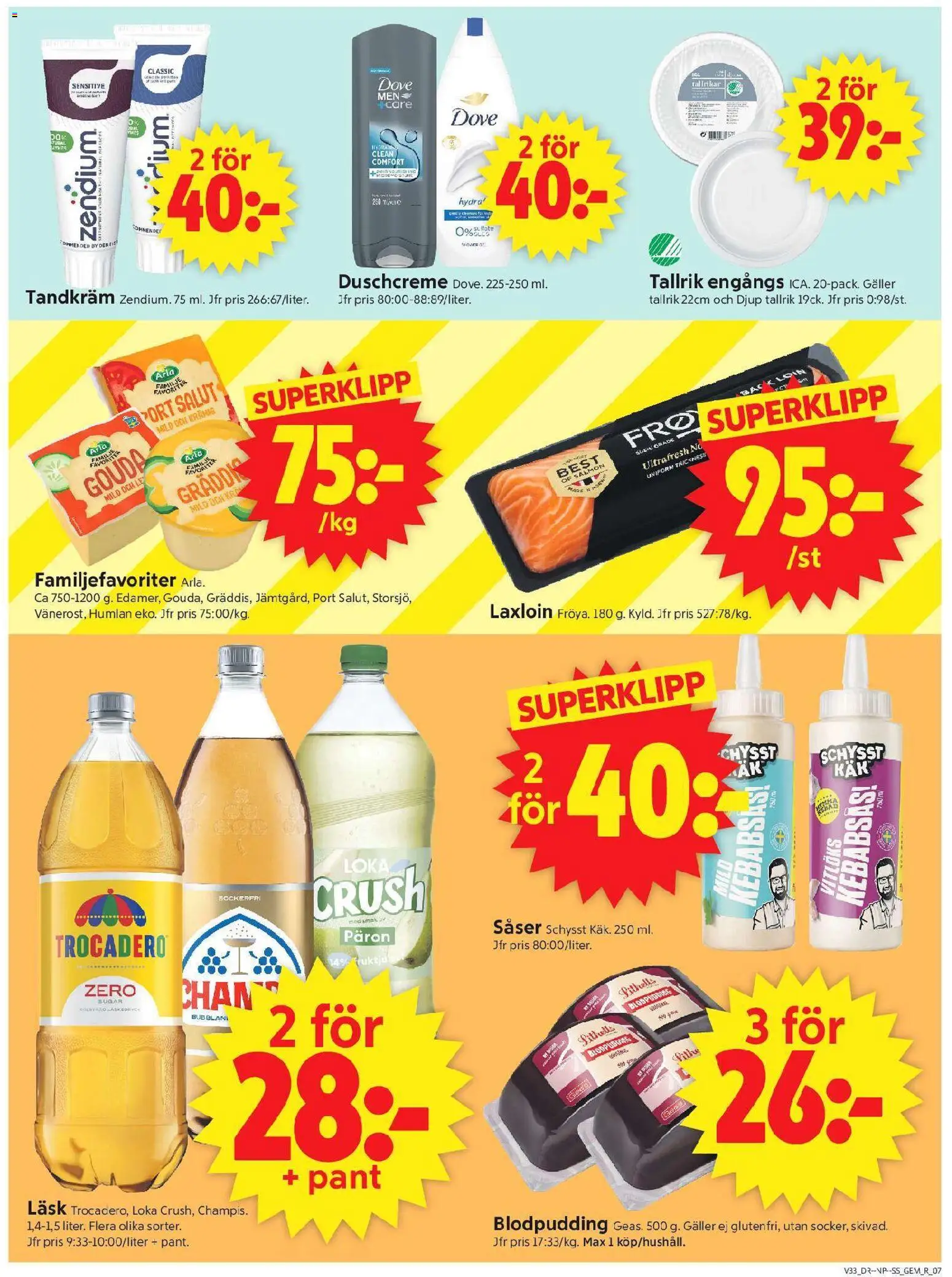 ICA Supermarket reklamblad aktuell från 10/08/2026 | Sida: 9 | Produkter: Loka, Galler, Blodpudding, Gouda