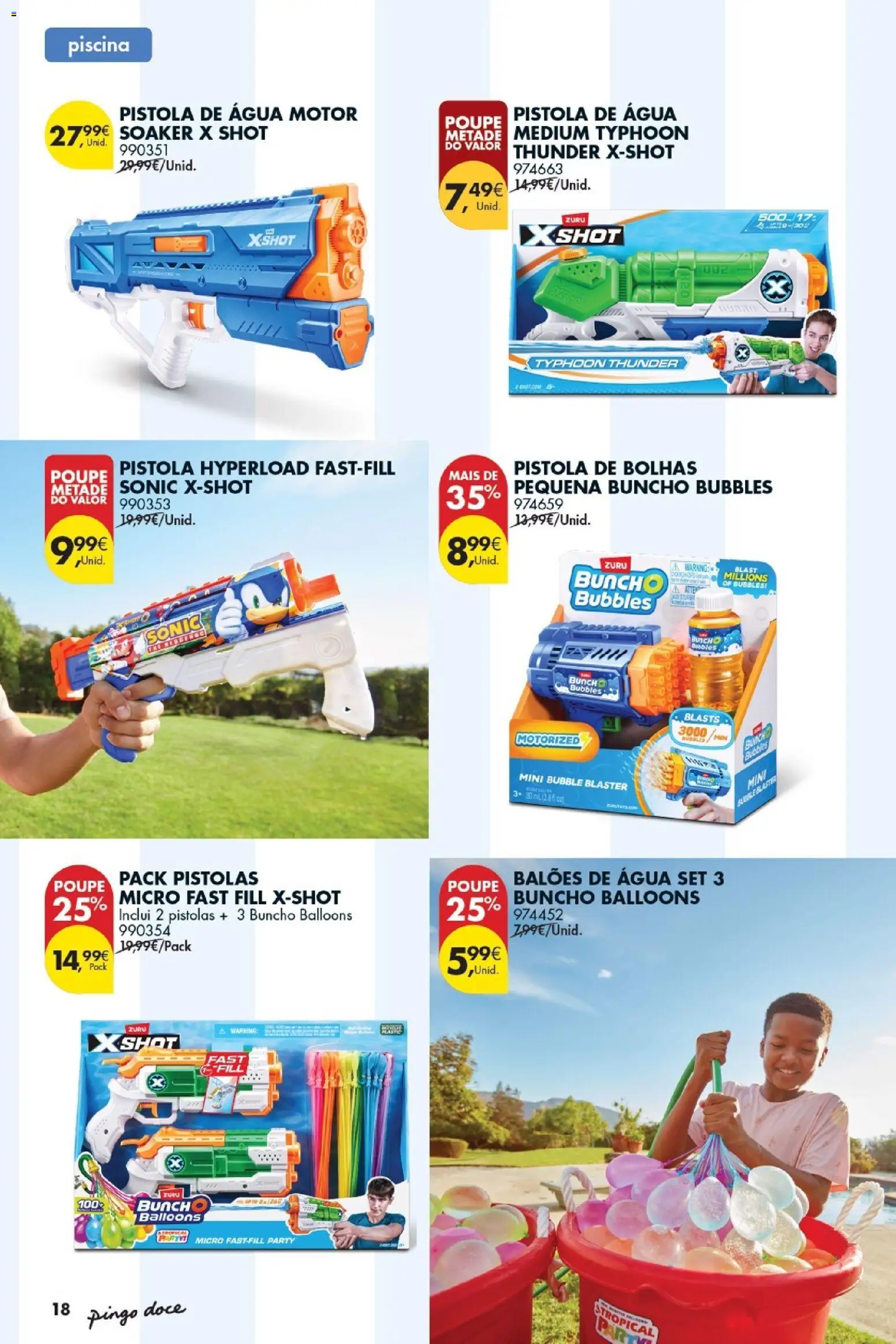 Pingo Doce Bazar Verão 2 │ válido de 30/06/2026 | Página: 18 | Produtos: Agua, Piscina