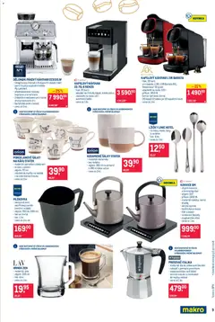Náhled letáku Makro leták - Pro milovníky jídla od 09.09.2026 | Strana: 9 | Produkty: Zásobník, Nádobí, Pákový kávovar, Kávovar