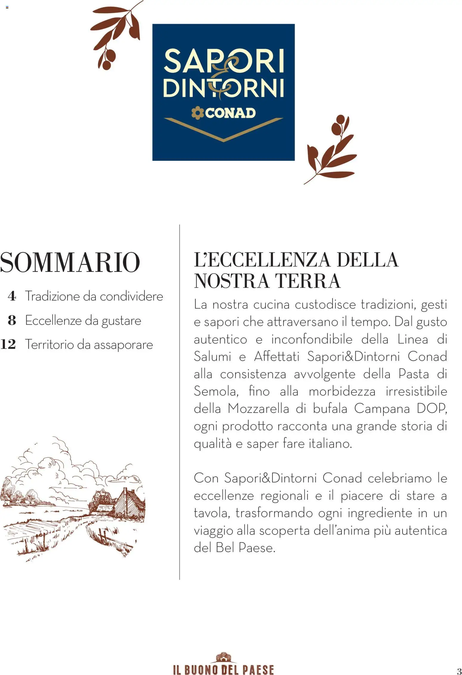 Volantino Conad del 02/07/2026 | Pagina: 3 | Prodotti: Mozzarella, Pasta, Terra