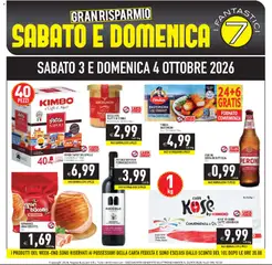 Anteprima del volantino PIM Supermercati volantino Weekend valido a partire dal 03/10/2026