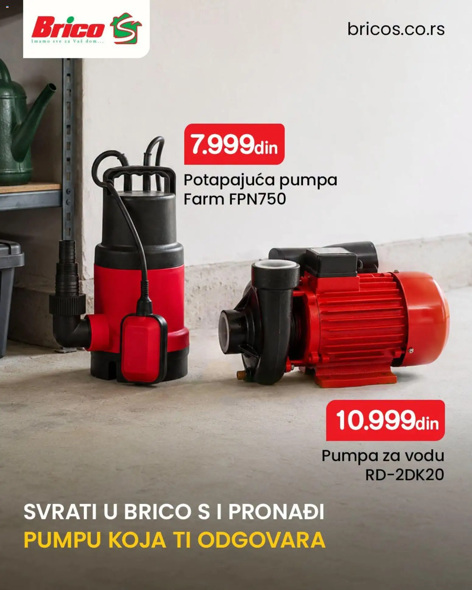 Brico S katalog - važi od 03.08.2026 | Strana: 1