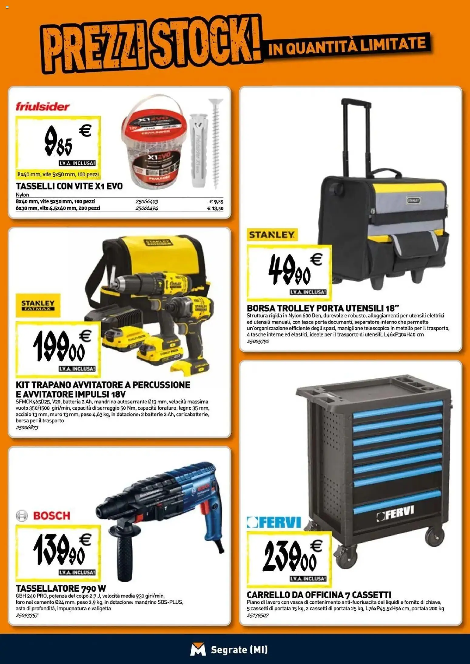 Volantino TECNOMAT del 29/10/2026 | Pagina: 20 | Prodotti: Porta, Avvitatore, Batteria, Batterie