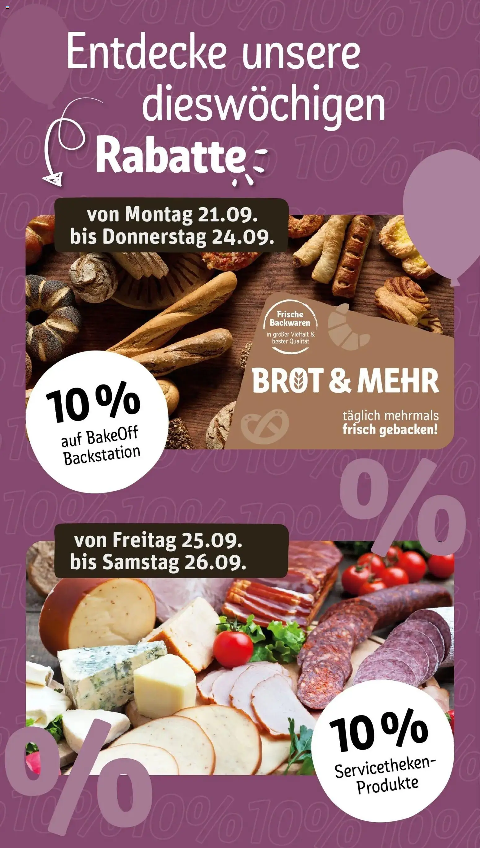 REWE Prospekt ab 21.09.2026 zum Blättern » Angebote | Seite: 2 | Produkte: Brot